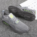 Fashion New Men's Shoes Korean Sports and Leisure Running Shoes Fly Woven Breathable Mesh Shoes Casual